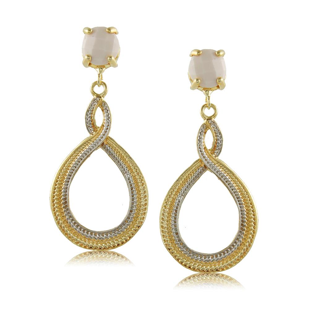 10241R 18K Gold Layered Earring