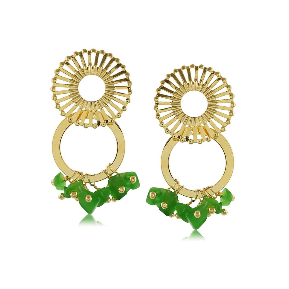 10272R 18K Gold Layered Earring