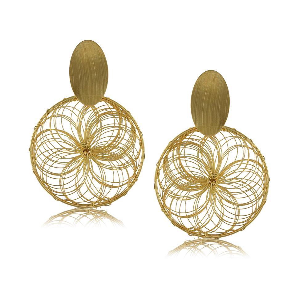 10308R 18K Gold Layered  Earring