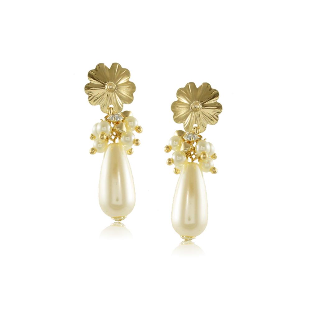 10322R 18K Gold Layered  Earring