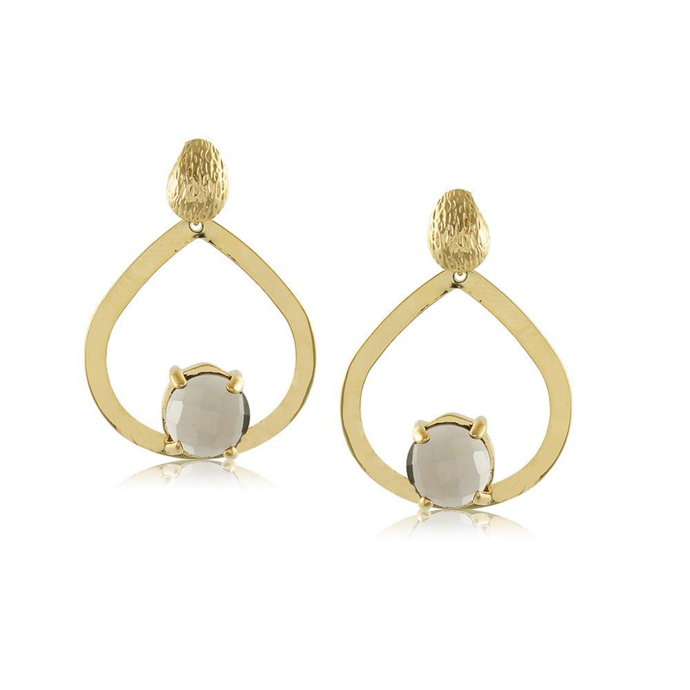 10523R 18K Gold Layered Earring