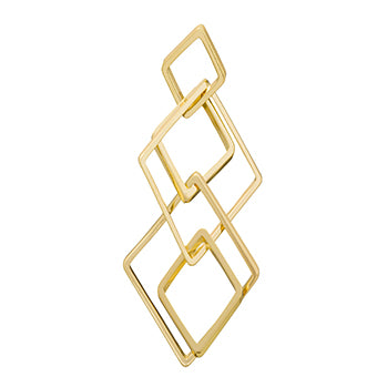 10535R 18K Gold Layered Earring