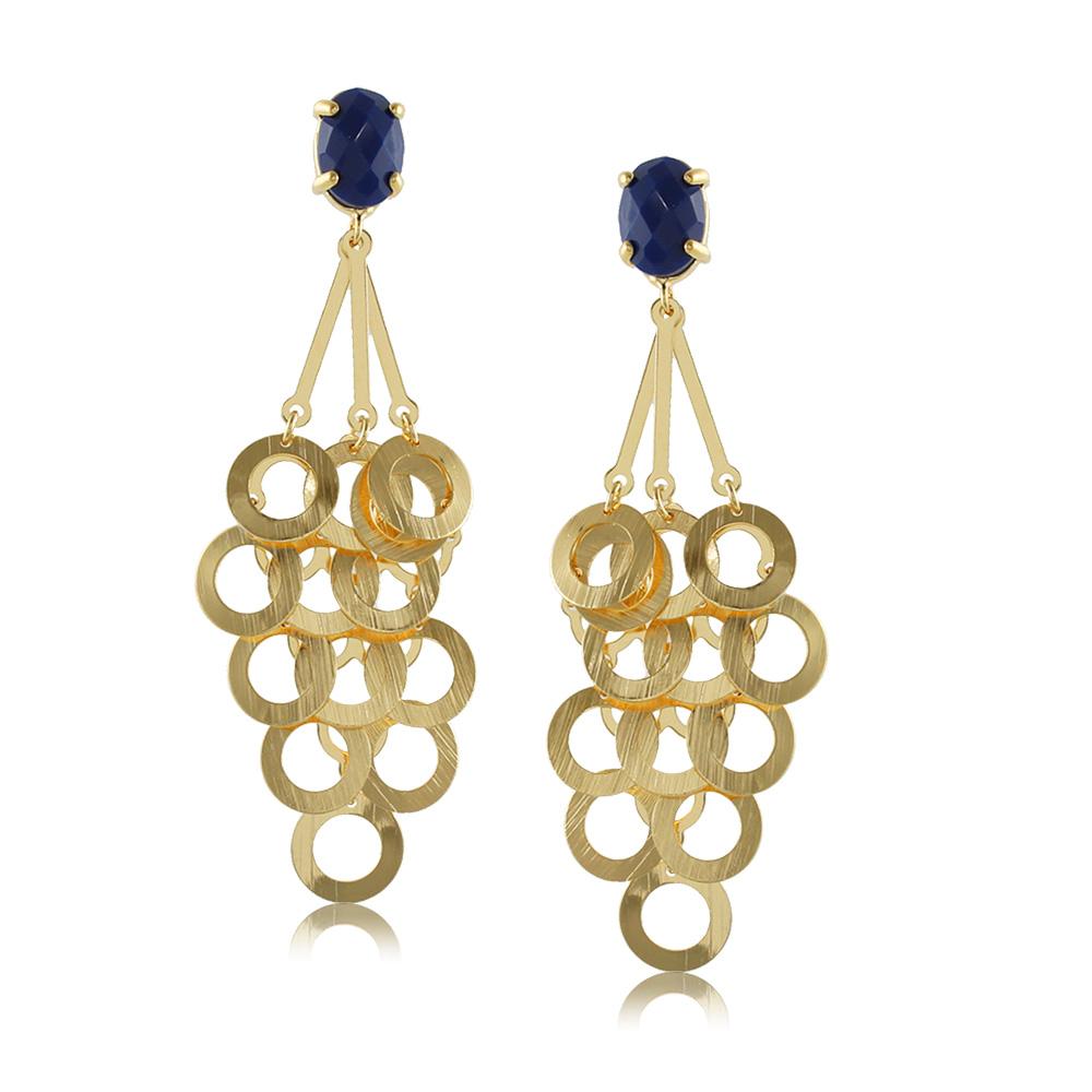 10553R 18K Gold Layered Earring