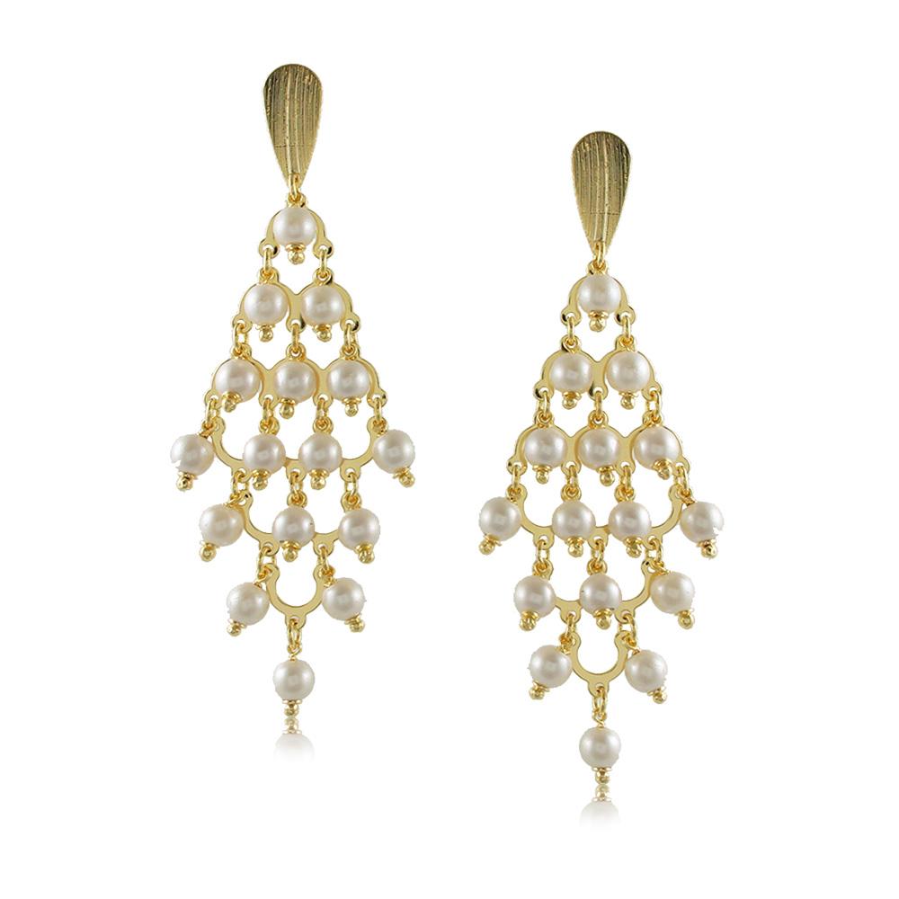 10573R 18K Gold Layered Earring