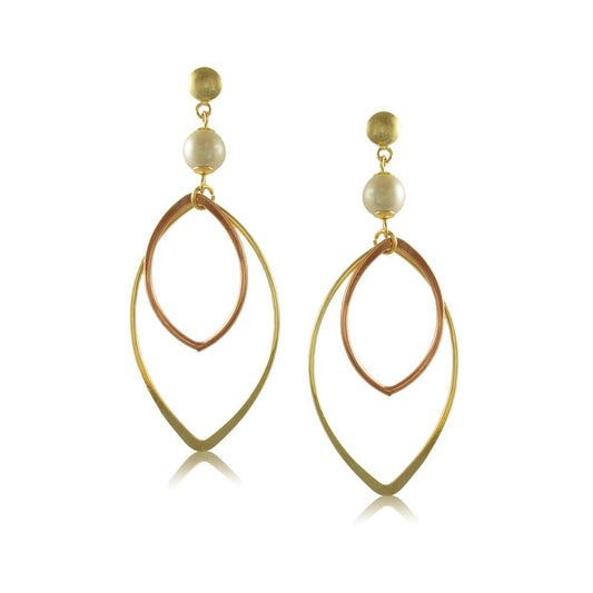 10732R 18K Gold Layered Earring