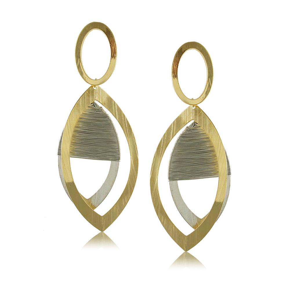 10770R 18K Gold Layered Earring