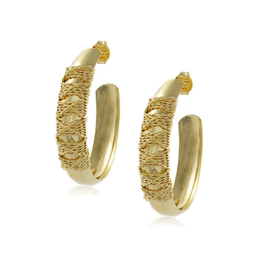 10779R 18K Gold Layered Earring