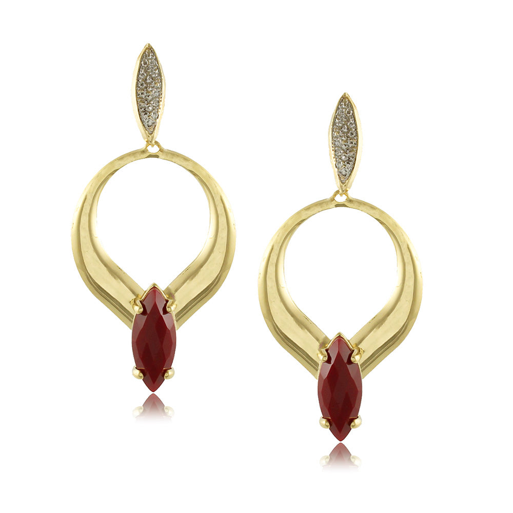 10851R - Earring Red