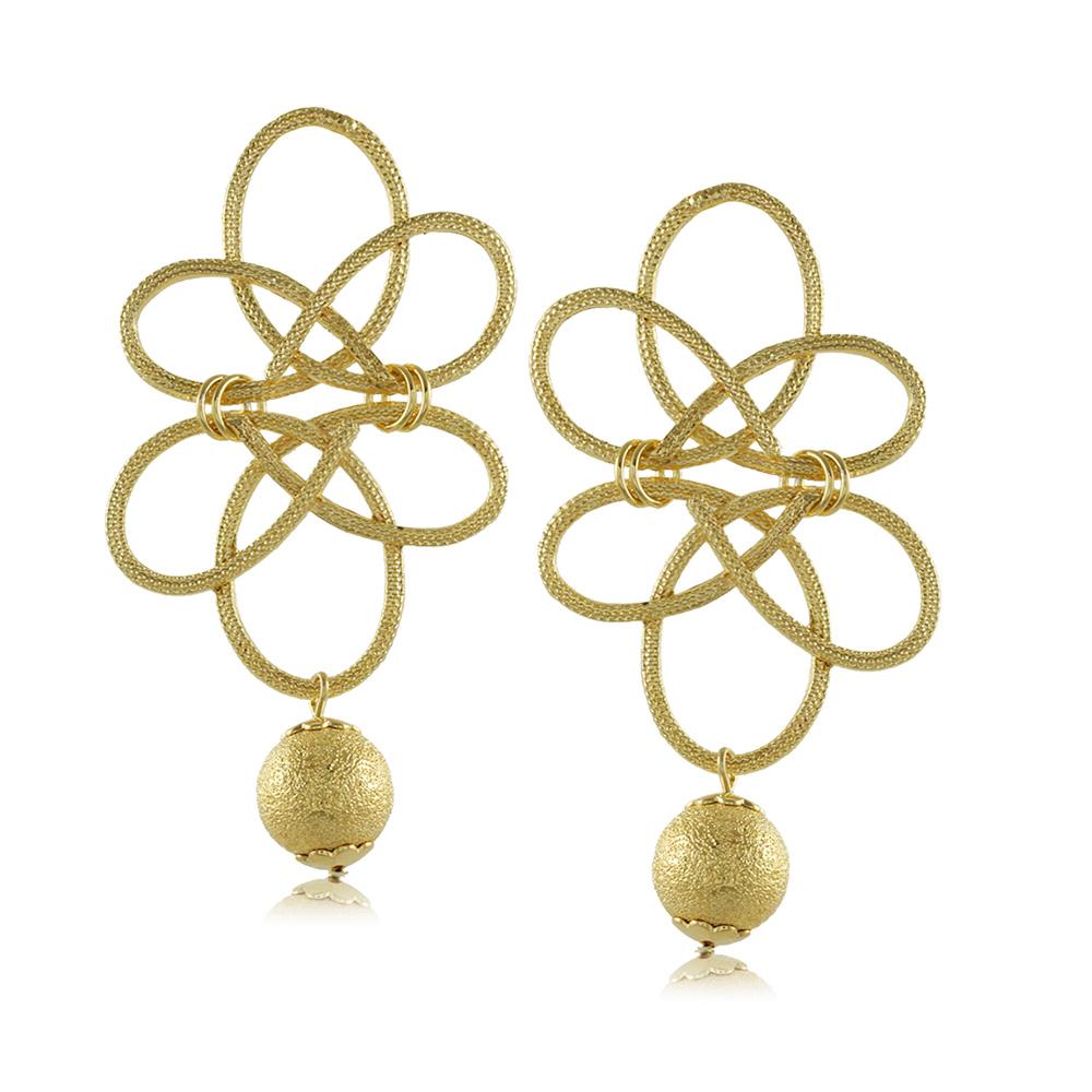 11264R 18K Gold Layered Earring