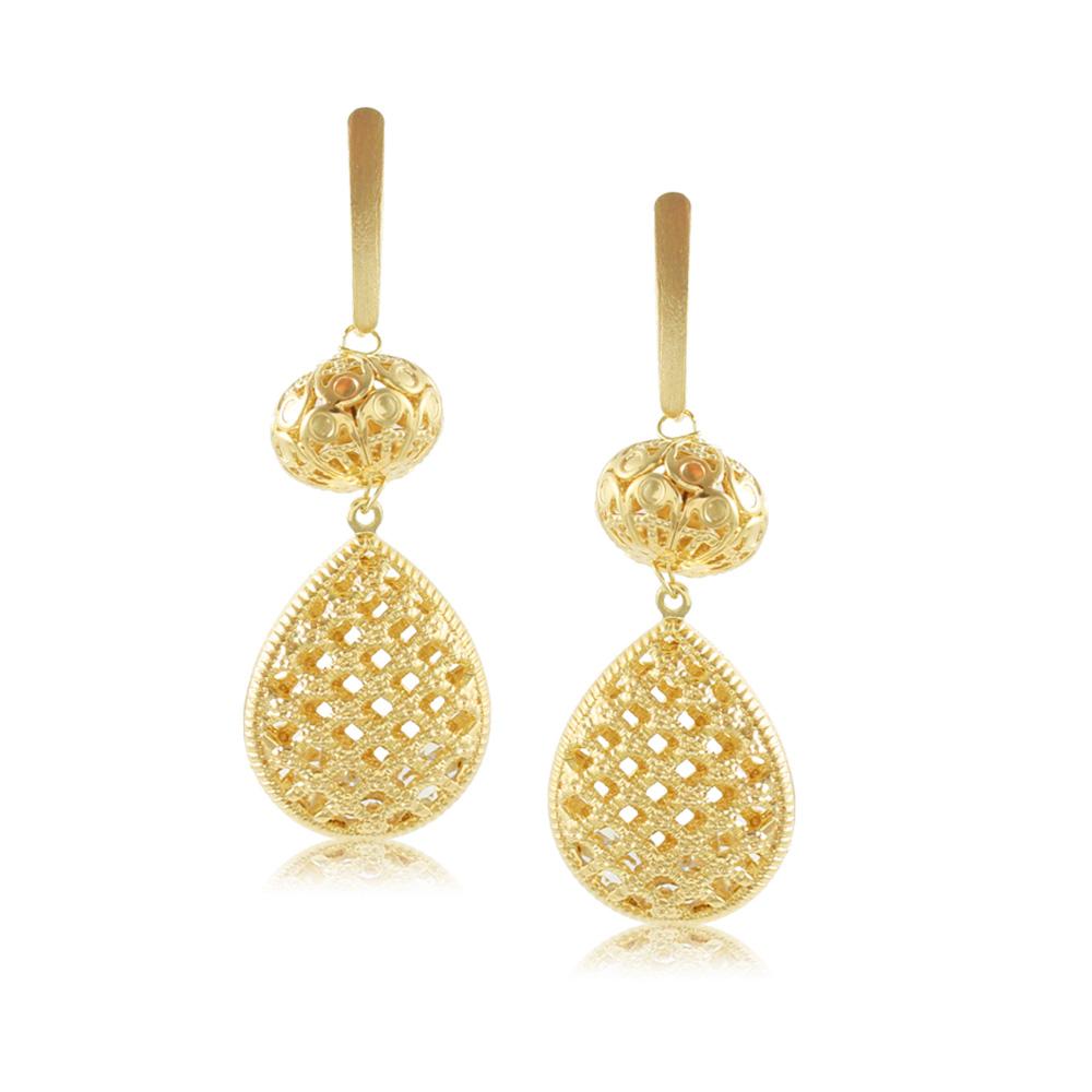 11273R 18K Gold Layered Earring