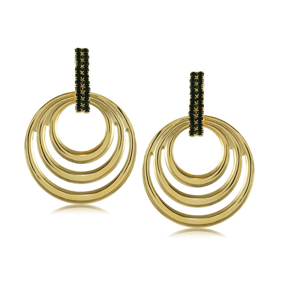11553R 18K Gold Layered Earring