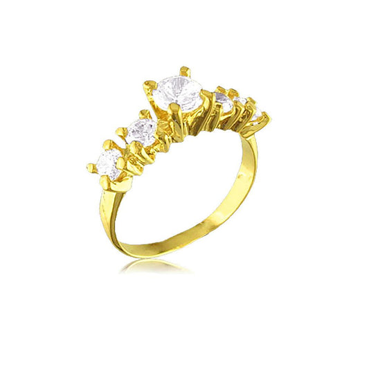 11619 18K Gold Layered CZ Women's Ring