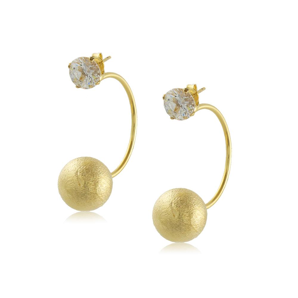 11655R 18K Gold Layered Earring