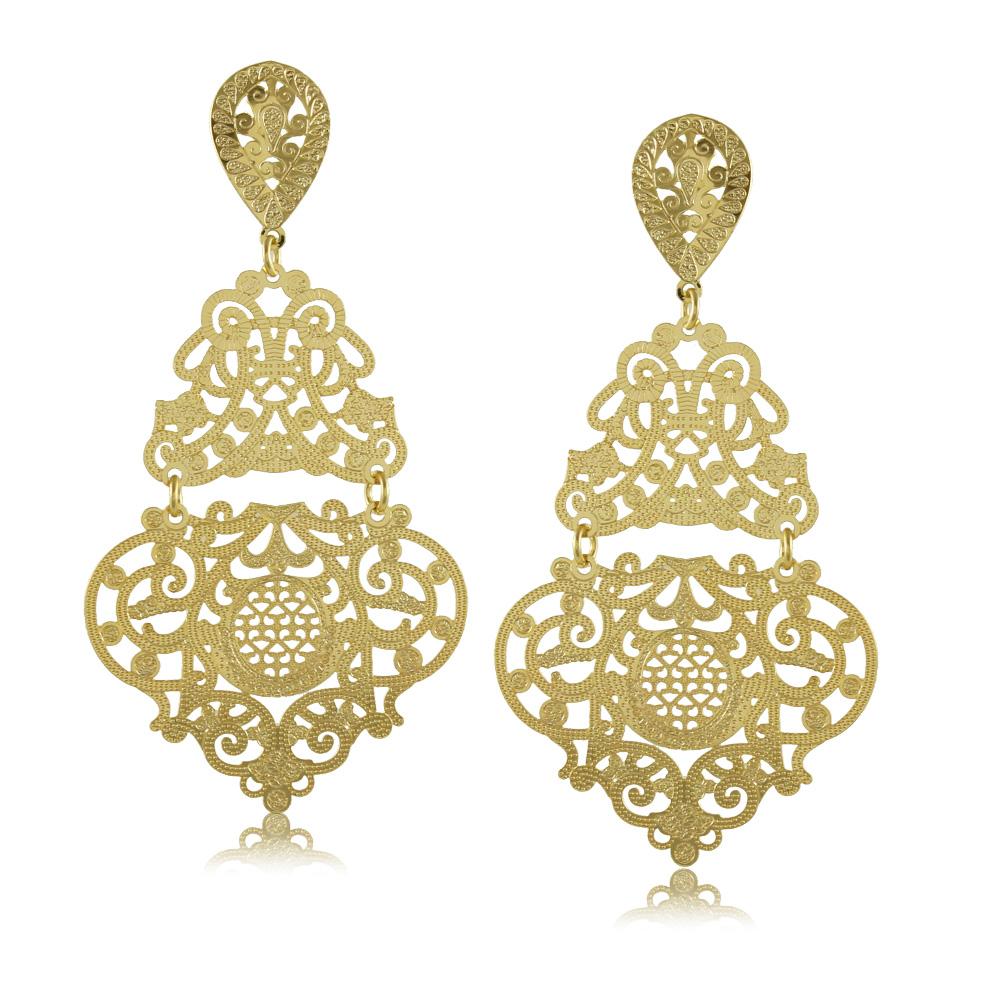 11739R 18K Gold Layered Earring