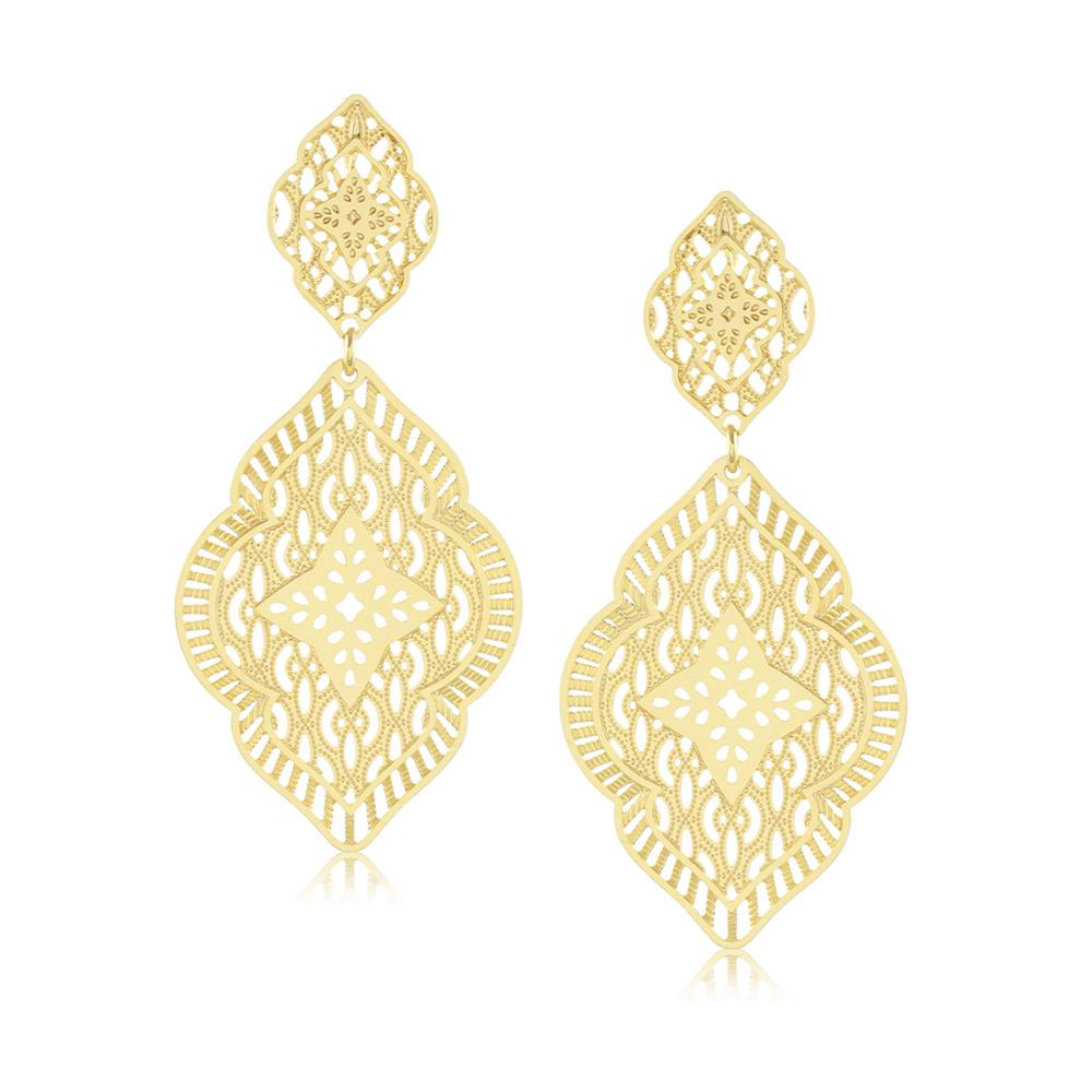 11742R 18K Gold Layered Earring