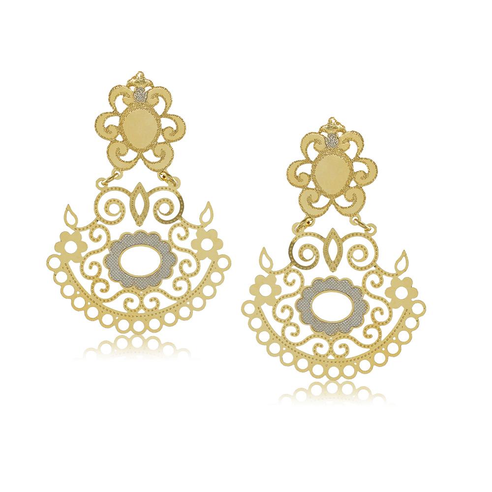11771R 18K Gold Layered Earring