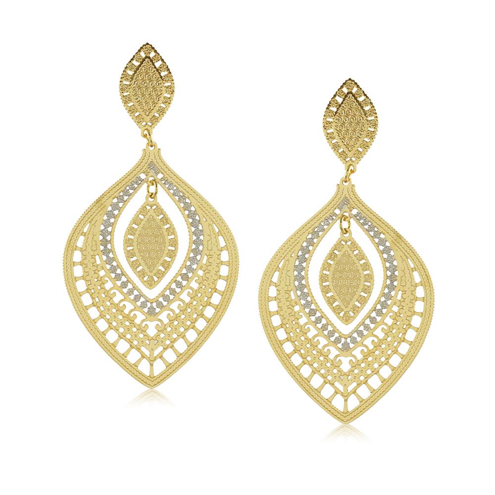 11778R 18K Gold Layered Earring