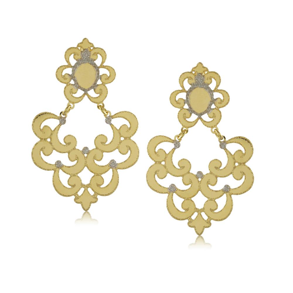 11792R 18K Gold Layered Earring