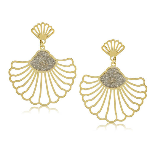 11798R 18K Gold Layered Earring