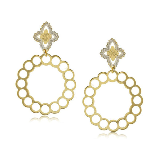 11799R 18K Gold Layered Earring