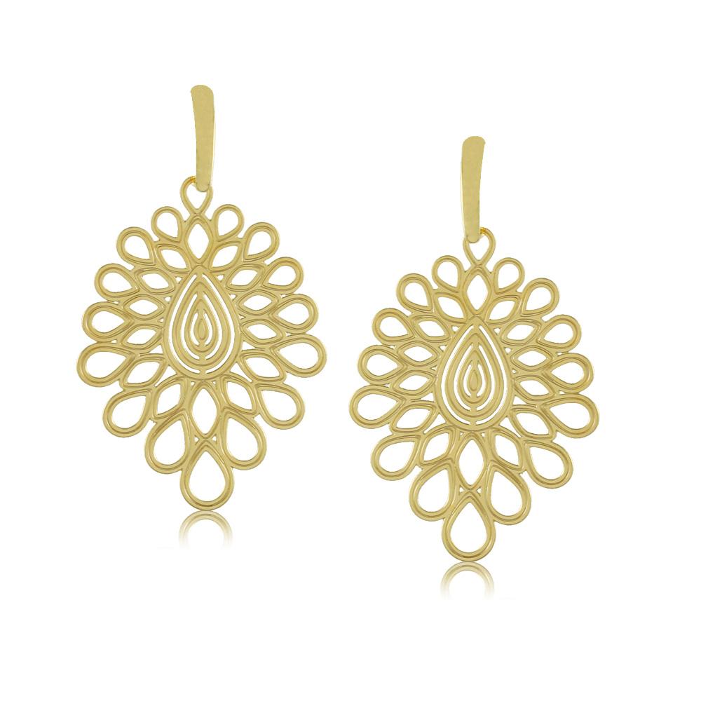 11803R 18K Gold Layered Earring