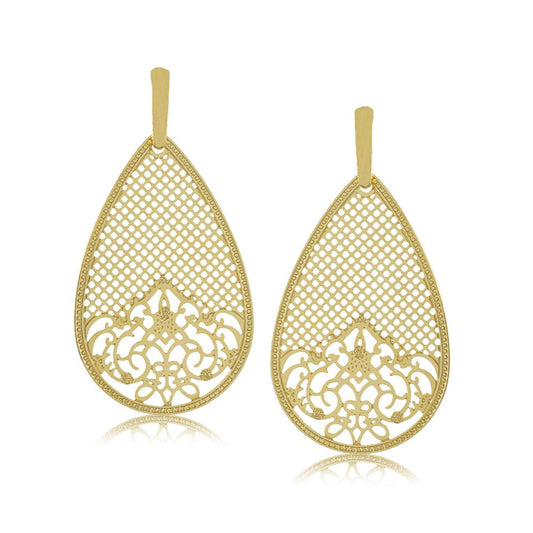 11804R 18K Gold Layered Earring