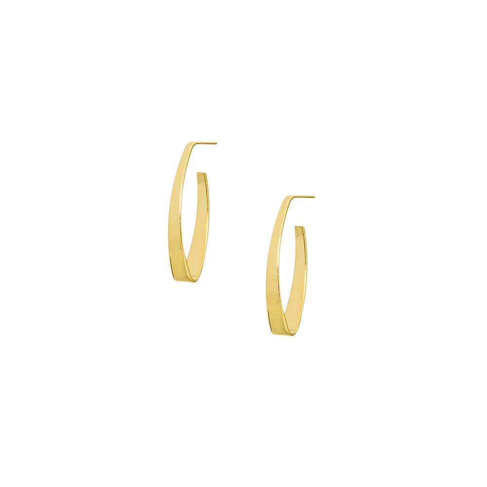 12417R 18K Gold Layered  Earring