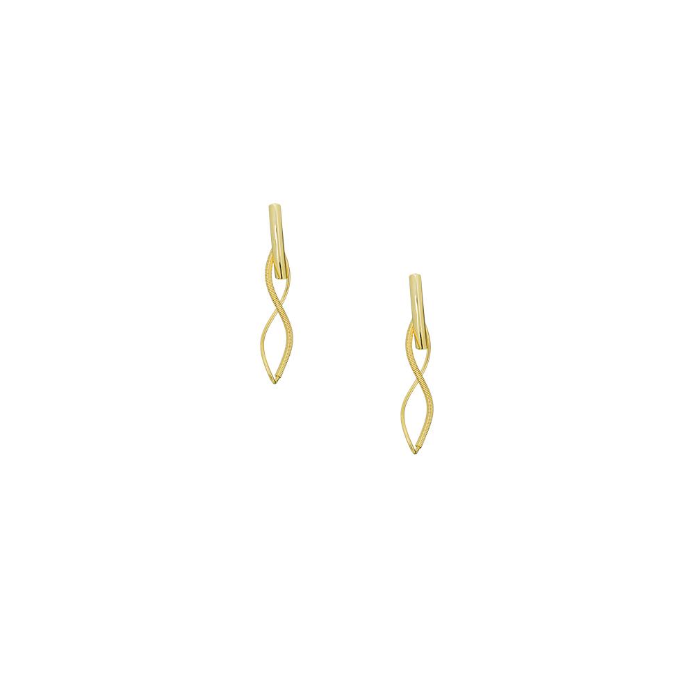 12435R 18K Gold Layered  Earring