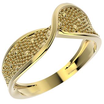 12854 18K Gold Layered Ring