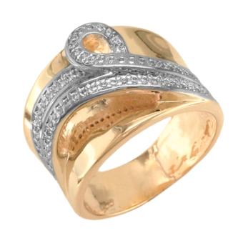 13197v 18K Gold Layered Women's Ring Rose Gold