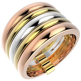 13437 18K Gold Layered Ring