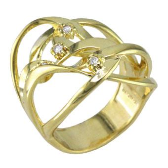 13832 18K Gold Layered CZ Women's Ring