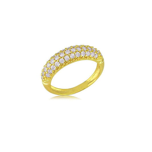 13860 18K Gold Layered CZ Women's Ring