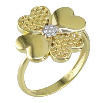 13998 18K Gold Layered CZ Women's Ring