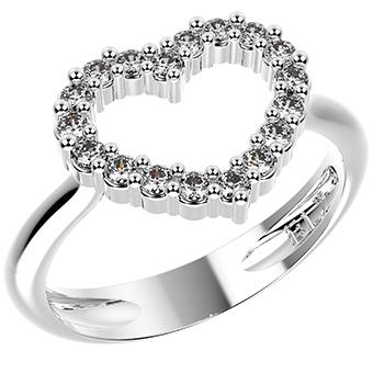 14186P - CZ 925 Sterling Silver Ring