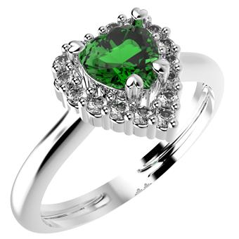 14200P - CZ 925 Sterling Silver Ring