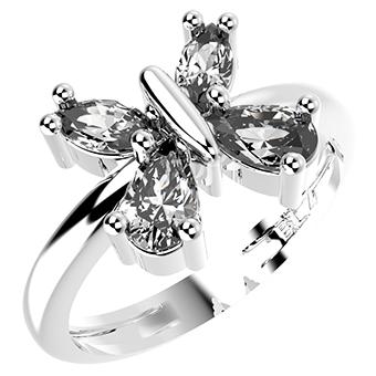 14248P - CZ 925 Sterling Silver Ring