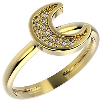 14379 18K Gold Layered CZ Ring