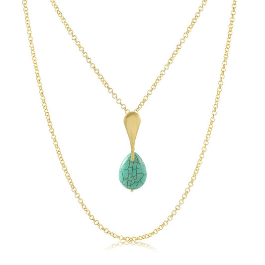 30111R 18K Gold Layered Necklace 50cm/20in