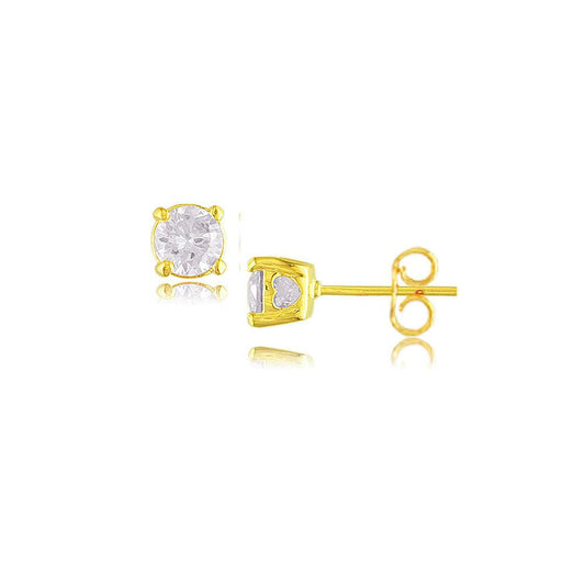 30365 18K Gold Layered CZ Earring