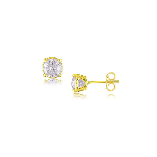 30366 18K Gold Layered CZ Earring