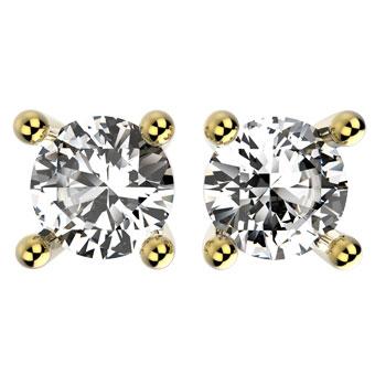 30928 18K Gold Layered CZ Earring