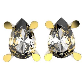 30931 18K Gold Layered CZ Earring