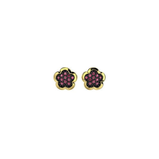 31271 18K Gold Layered CZ Earring