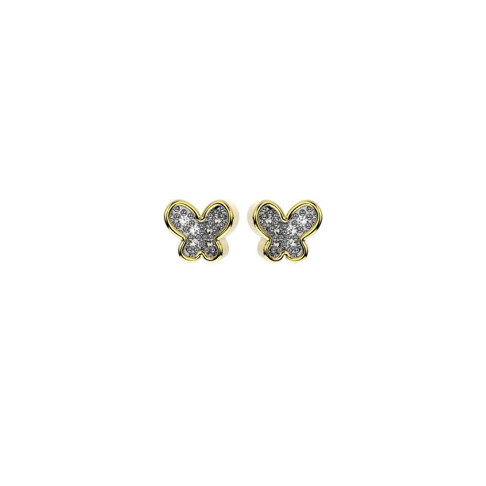 31272 18K Gold Layered CZ Earring