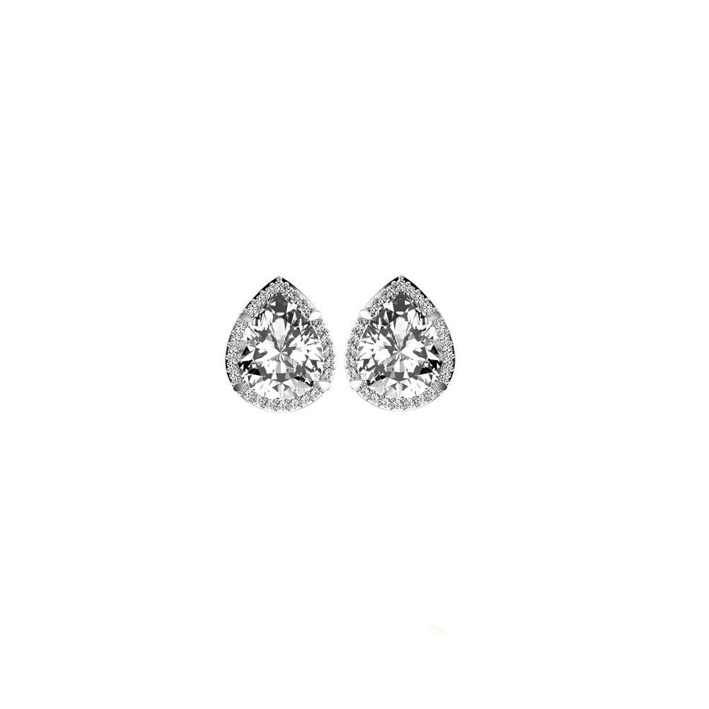 31451P - CZ 925 Sterling Silver Earring