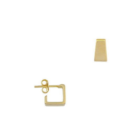 35001 18K Gold Layered Hoop Earring