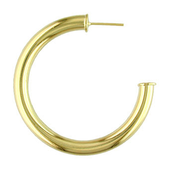 35278 18K Gold Layered Hoop Earring