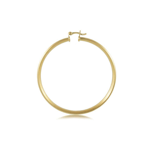 35468 18K Gold Layered Hoop Earring