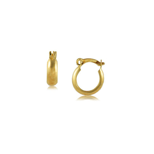 35626 18K Gold Layered Hoop Earring